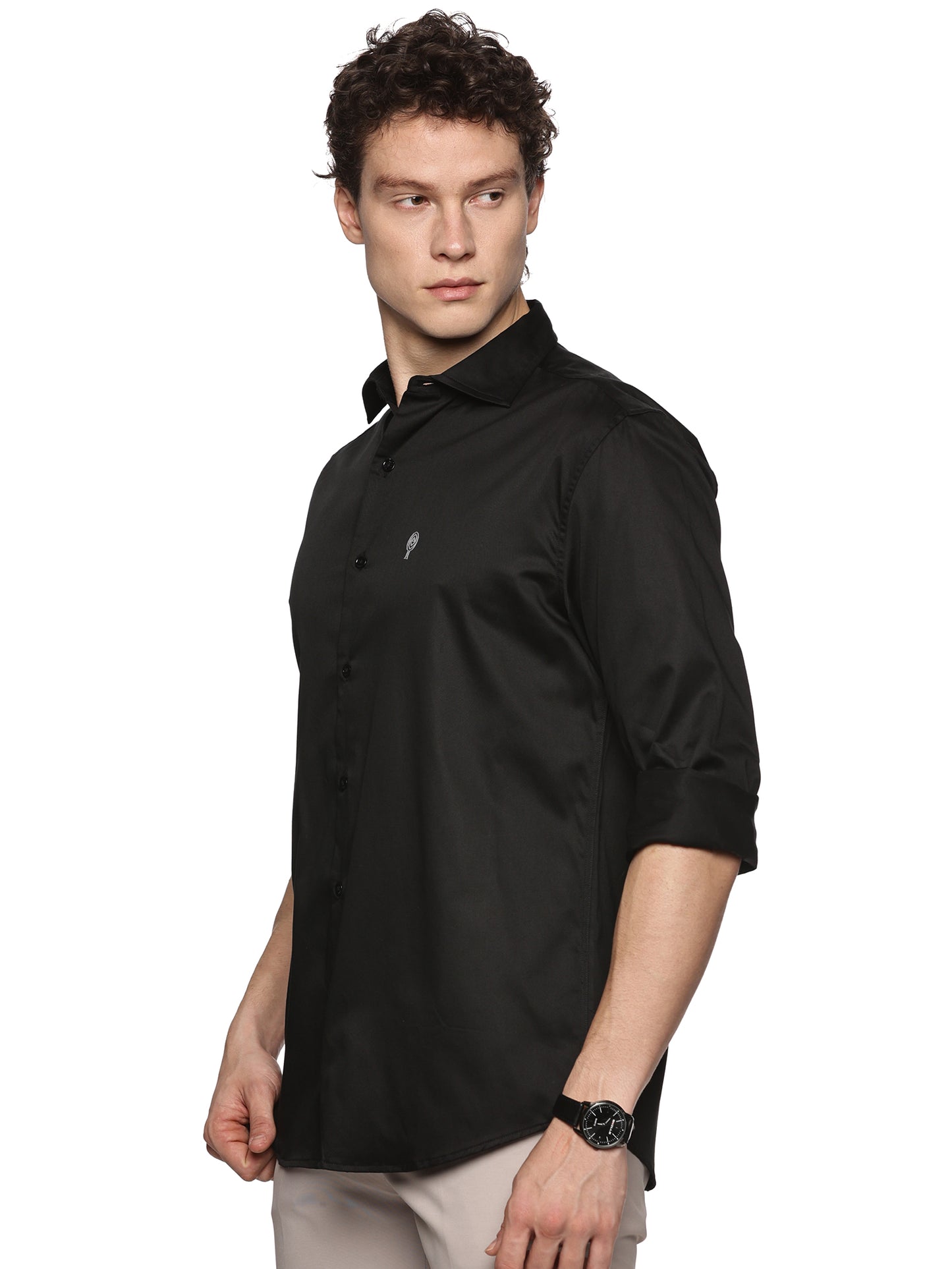 Black Luxurious Comfort Shirt