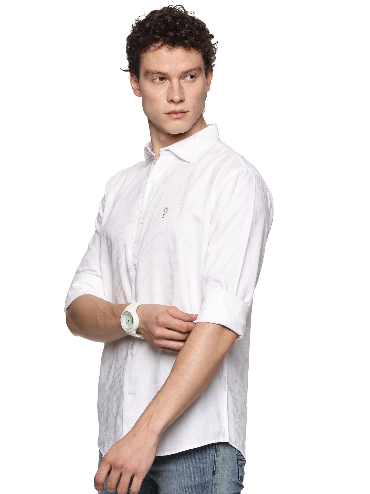 White Cotton Luxe Shirt