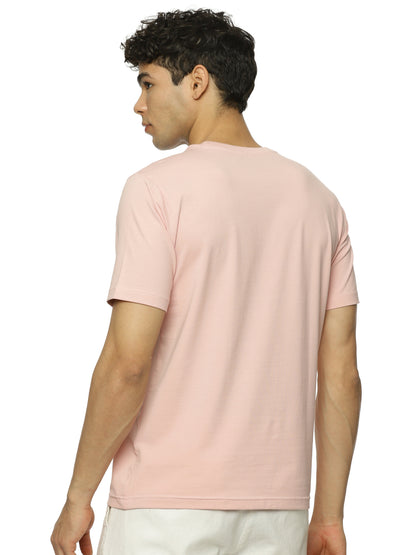 Bleached Mauve Supima Cotton Spandex Graphic Tee