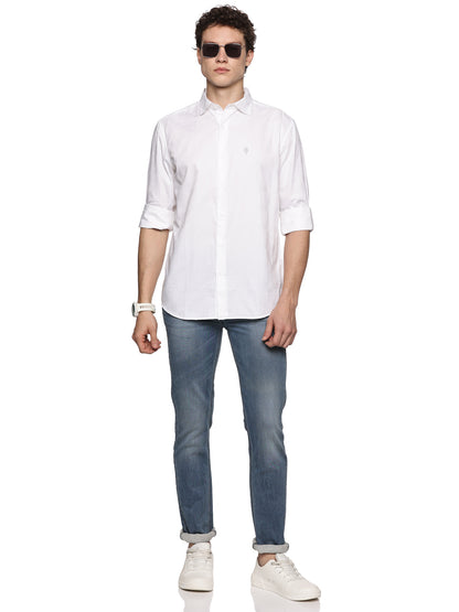 White Cotton Luxe Shirt