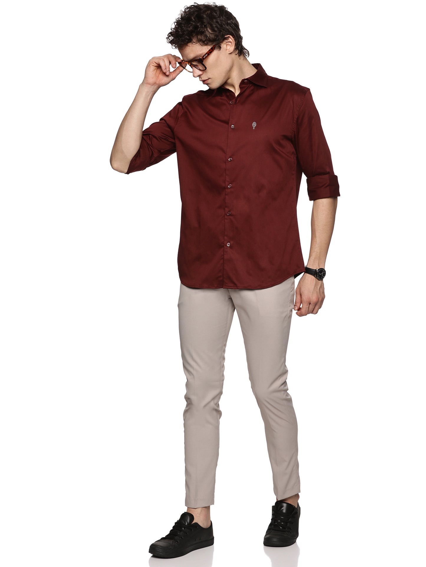 Maroon Luxurious Comfort Shirt