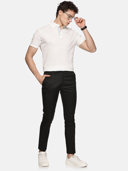 White Pima Cotton Polo T-Shirt