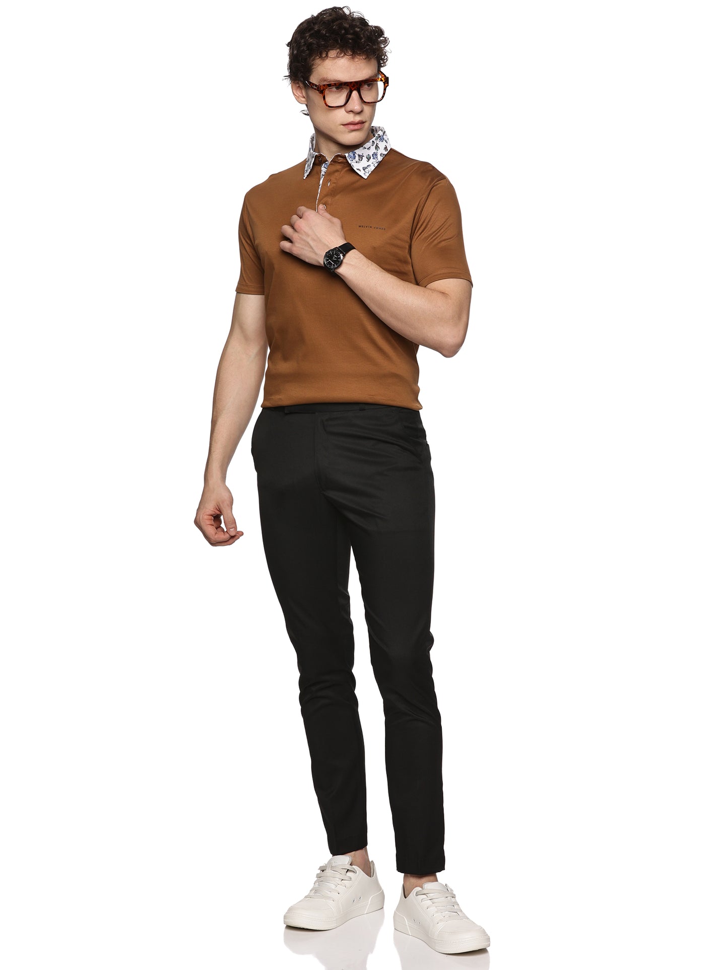 Khaki Pima Cotton Polo T-Shirt