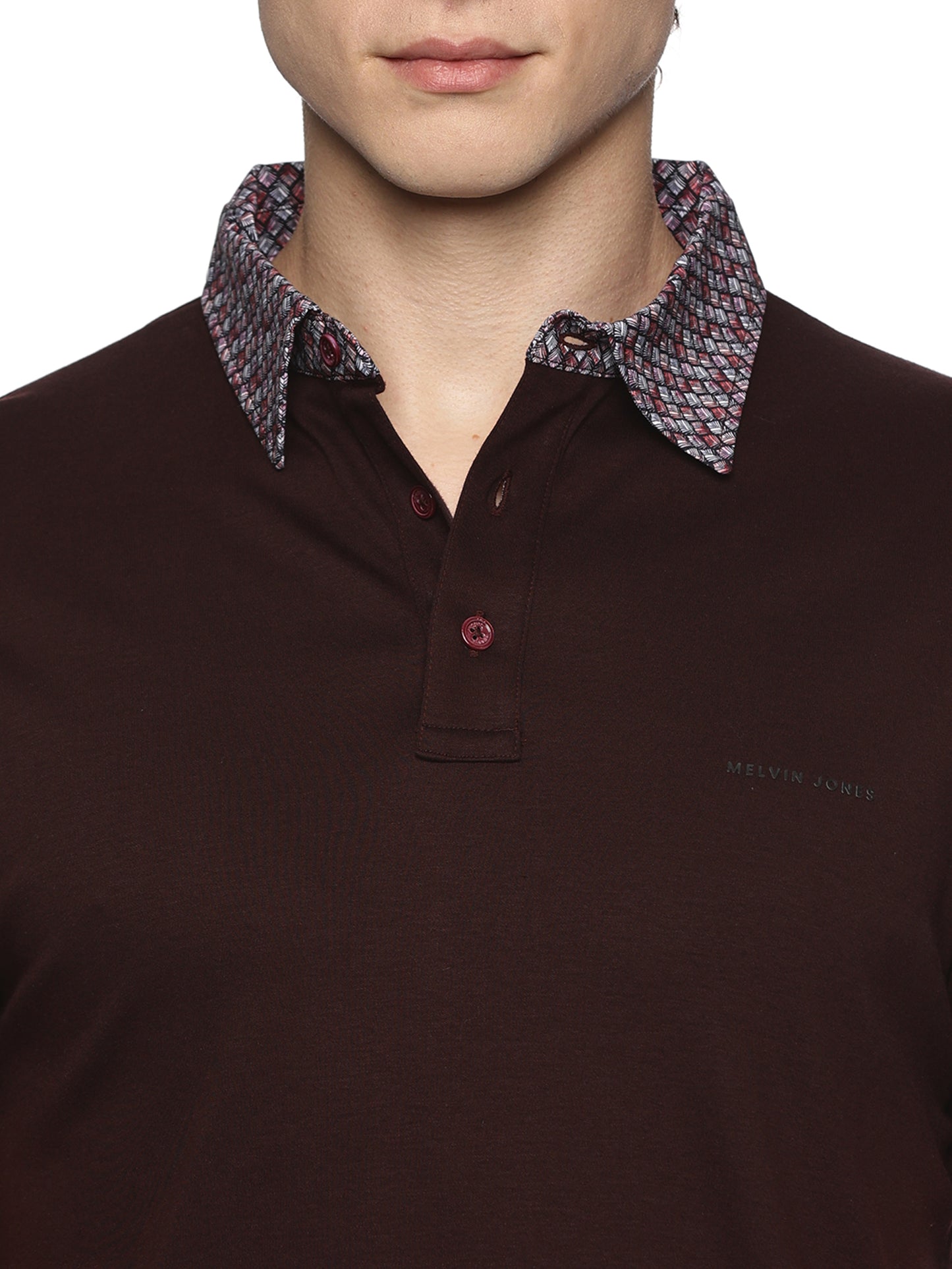 Dark Maroon Pima Cotton Polo T-Shirt