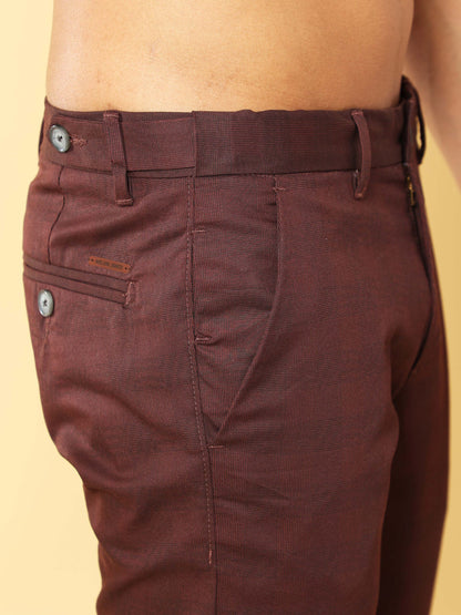 Premium Brown Check Trouser