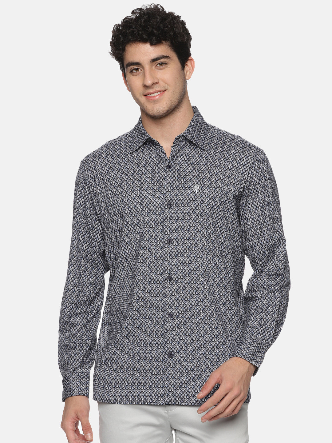 Premium Palm Leaf Print Shirt