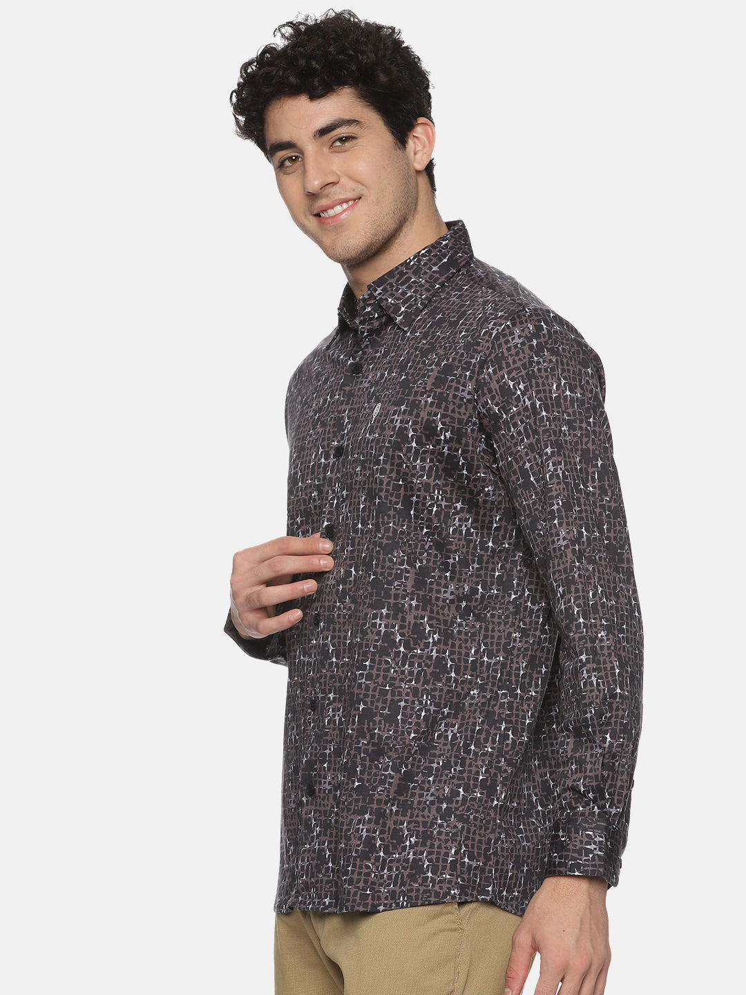 Premium Black Marble Print Shirt