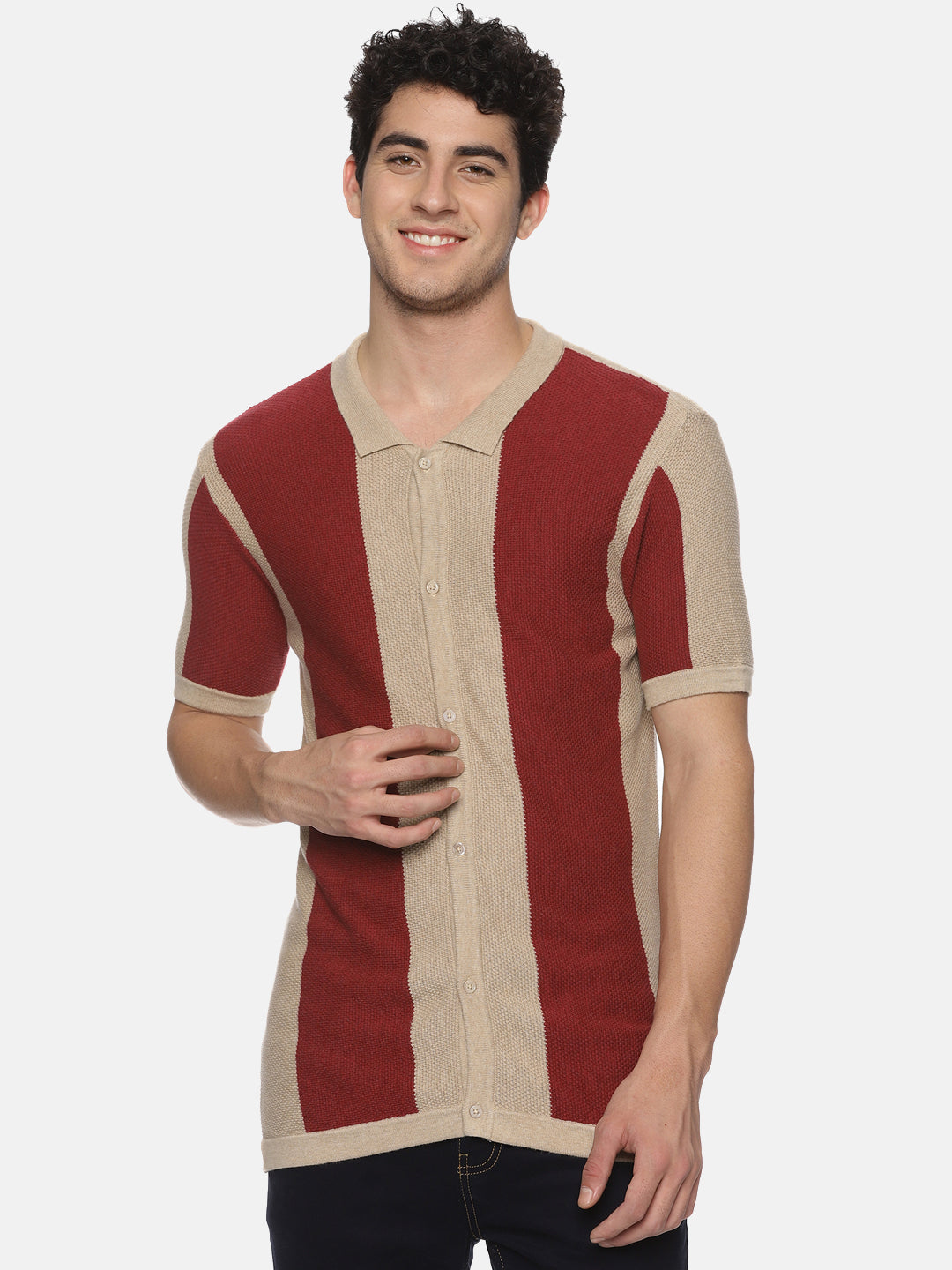 Classic Men`s Polo Burgundy T-Shirt