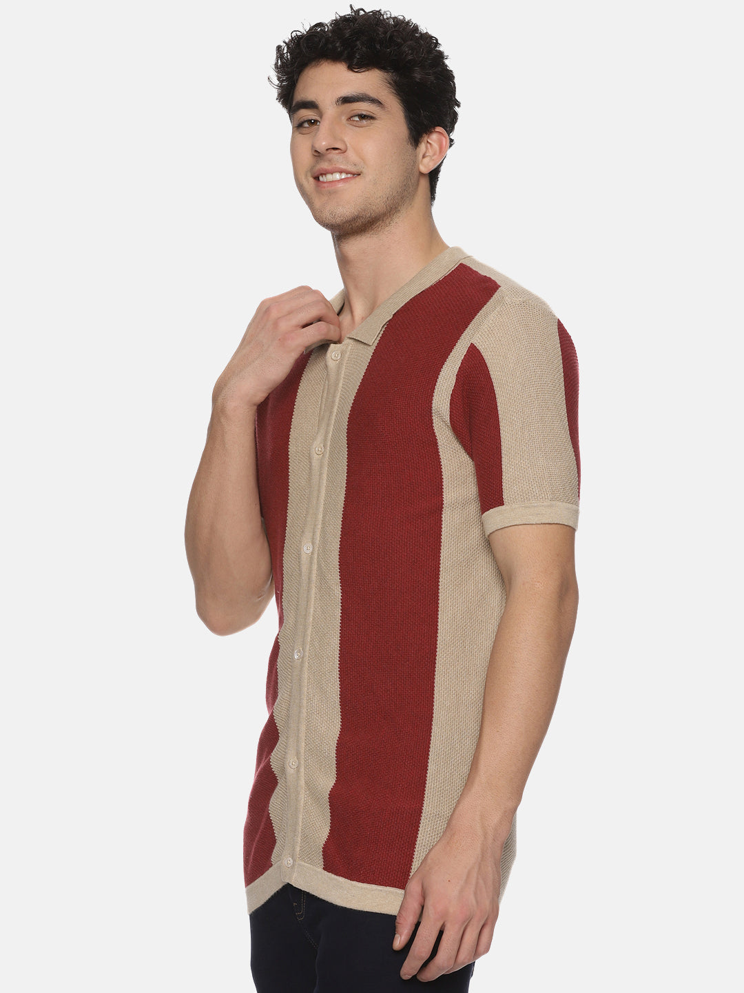 Classic Men`s Polo Burgundy T-Shirt