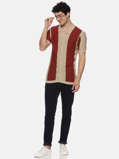 Classic Men`s Polo Burgundy T-Shirt