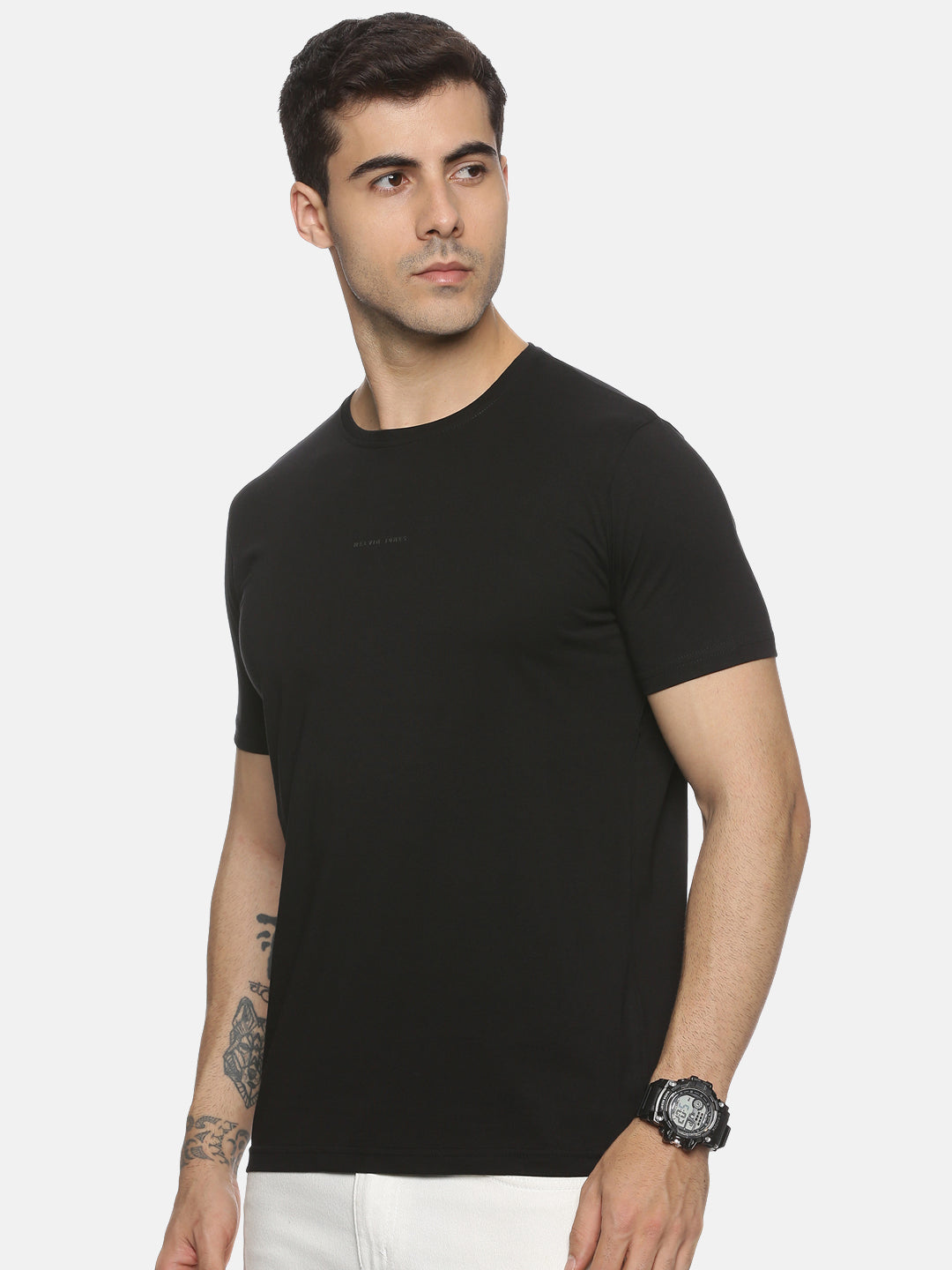 Egoney Cotton Round Neck T-Shirt